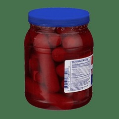 Pickled Sausages Fully Cooked Ready to Eat Protein Snack Resealable Jar 32oz New