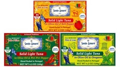 Santo Amaro 3 Flavor Variety Pole & Line Wild Tuna Fillets in Virgin Olive Oil