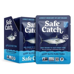 Elite Tuna Wild-Caught Lowest Mercury Fish Pouch Gluten-Free Keto Non-GMO