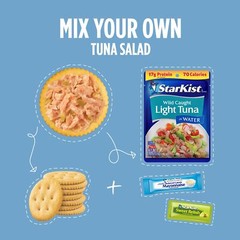 Lunch To-Go Chunk Light Mix Your Own Tuna Salad, 4.1 Ounce Kit, 12 Pack