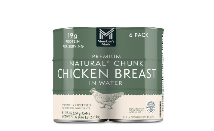 Member’s Mark Premium Chunk Chicken Breast, 12.5 Ounce (Pack of 6)