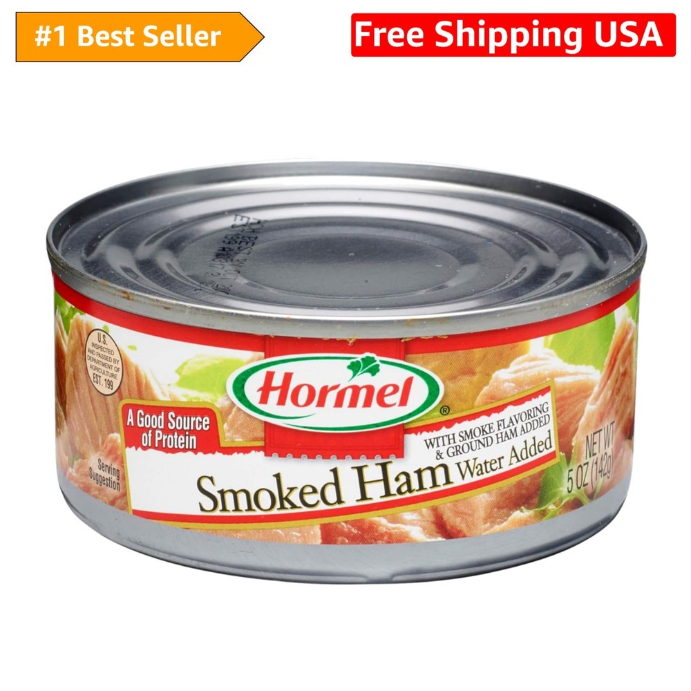 Canned Ham, Smoked, 5 Ounce Pack of 12