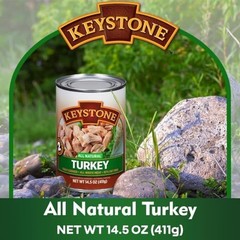 All Natural Canned Turkey – Fully Cooked, Gluten Free, 14.5 oz – Family Pack of