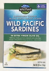 Wild Planet Wild Pacific Sardines in Extra Virgin Olive Oil 4.4 Ounce (6 Count)