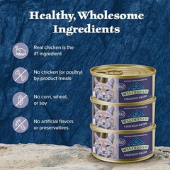 Wilderness Natural Wet Cat Food Paté High-Protein & Grain-Free Recipe Chicken