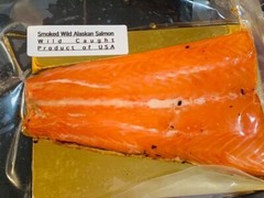 ‼️ SMOKED Wild ALASKAN Salmon ‼️ USA SELLER ‼️ ALASKAN FISH – 5-lb ‼️