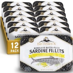 Sardines in Mustard & Dill Sauce, 3.75 Oz Can (Pack of 12) – Boneless Butterflie