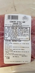 Country Style Ham 2 lb Boneless Vacuum Sealed Dennis Center Cut Slices Pork