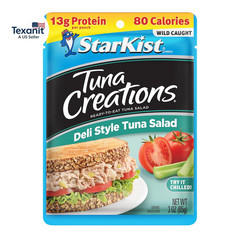 Tuna Creations Deli Style Tuna Salad Pouch (3 Oz – 1 Pack) Wild Caught, High Pro