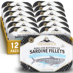 Sardines in Spring Water, 3.75 Oz Can – Boneless Butterflied Sardine