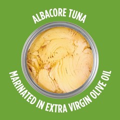 Solid White Albacore Tuna in Extra Virgin Olive Oil, 4.5 Oz, 12-Pack, High Prote
