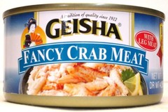 Wild Caught Fancy Crab Meat Pack of 3 6 oz Cans