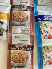 Food for Life Balanced PREMIUM WHITE CHICKEN Lot 14 Fully Cooked. 10oz & 4.5 Oz