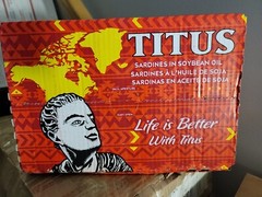  Titus Sardines in SOY BEAN Oil, 125g, Pack of 50