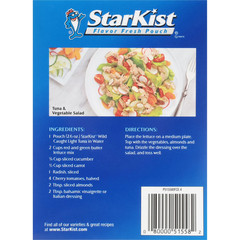 StarKist Chunk Light Tuna in Water – 2.6 oz Pouch (8-Pack)
