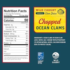 Chopped Clams Canned 51 Oz