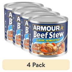Classic Homestyle Beef Stew Canned 4 Pack High Protein 13g Per Serving 20 oz