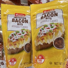 Kurtz Imitation Bacon Bits Artificially Flavored No MSG Gluten Free 3 oz
