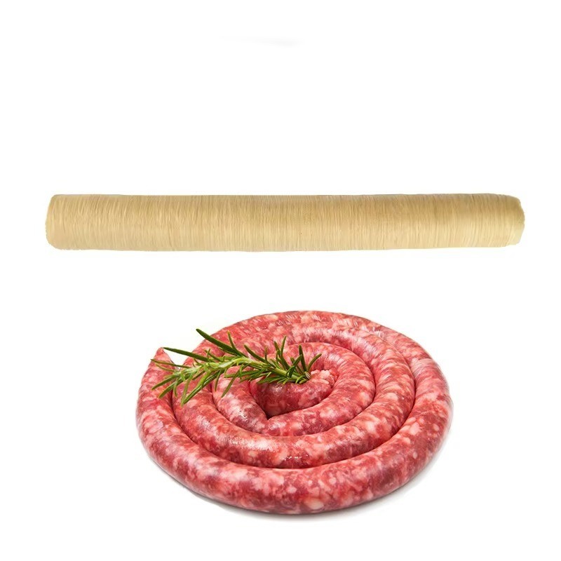 15M*18mm Sausage Casing Meat Filler Machine Nozzle Shell Maker Kitchen Tool