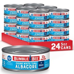 Chunk White Albacore Tuna in Water, 5 oz Can (Pack of 24) – Wild Caught Tuna …