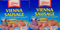 2 Packs Libby’s Vienna Sausage 18 cans 82.8 oz Each Pack, Total 36 cans