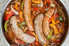 Italian SWEEET Sausage Homemade 85% Lean Fully cooked !! US SELLER !!
