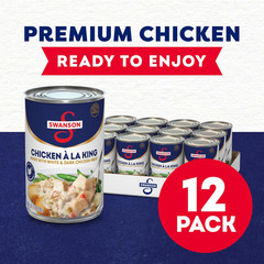 Swanson Canned Chicken a La King with White and Dark Chicken Meat, 10.5 OZ Can (