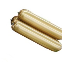5 Meters Food Grade Yellow Plastic Sausage Casings Sausage Width 48-50mm Shell