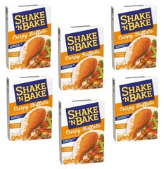 6 Pack Shake ‘N Bake Crispy Buffalo Seasoned Coating Mix, Size 4.75 oz Box