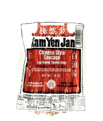 Kam Yen Jan Chinese Style Pork Sausage 14oz(Pack of 2)~Product of USA~10/09/2026