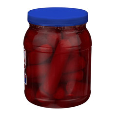 2 Pack Big John’s Pickled Sausage Red Hots, Ready To Eat, 32oz Jar, Snacks Food