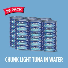 Chunk Light Tuna in Water – 12 – 5 oz Cans (Pack of 3) – 36 Total Cans