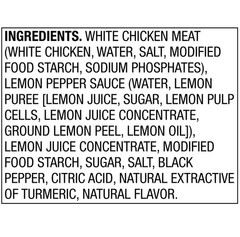 Great Value Lemon Pepper Chicken Pouch 2.6oz Ready To Eat 3 Pack