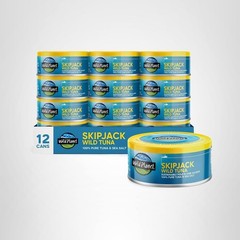 Skipjack Wild Tuna, Sea Salt, Canned Tuna, Pole & Line Sustainably Wild-Caugh…