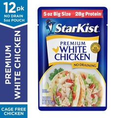 Premium White Chicken, 5 oz Pouch (Pack of 12)