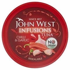 John West Tuna Infusions Chilli & Garlic 80g – Pack of 2