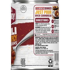 Hearty Hot & Spicy Chili with Beans, 16.5 oz Can – 12 Pack for Quick Meals