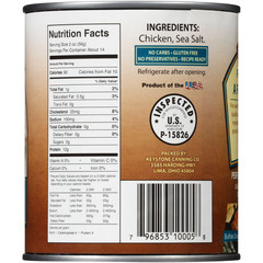 Keystone All Natural Canned Chicken 28 oz (12 Pack) Bulk Canned Meat Survival