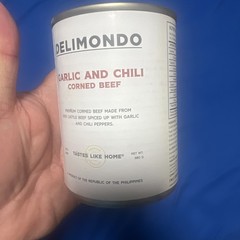 Delimondo- Garlic and Chili- Corned Beef- 380g (Large Can) – Expires May 2029