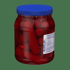 Pickled Sausages Fully Cooked Ready to Eat Protein Snack Resealable Jar 32oz New