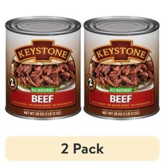 All Natural Fully Cooked Canned Beef High Protein Quick Prep Meal 2 Pack New