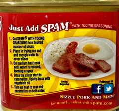 Spam with Tocino Seasoning Luncheon Meat 12 oz Exp 4/2027