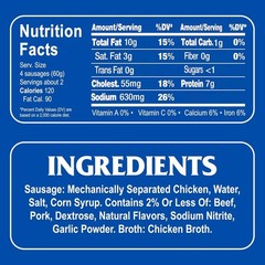 Star Vienna Sausage, Original Flavor, Canned Sausage, 4.6 oz (Pack of 6)