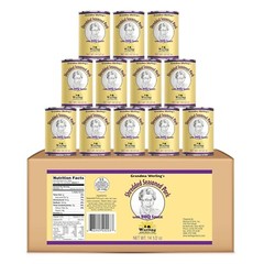 12 Cans – Grandma Werling’s Shredded Seasoned Pork with BBQ Sauce 14.5 Oz Cooked