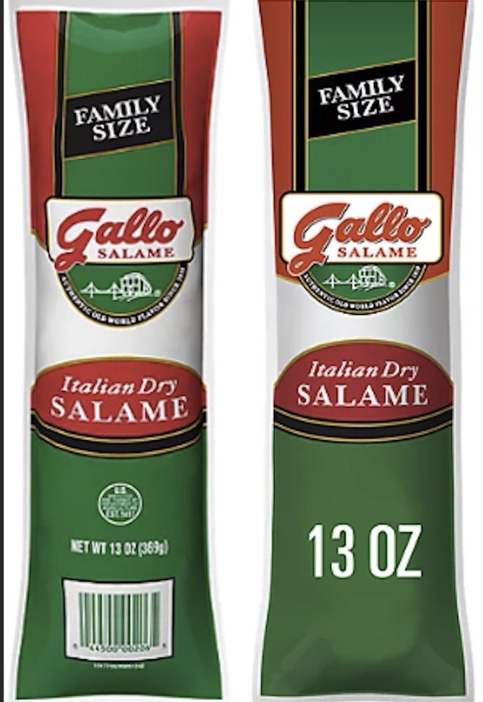 2-Pack Gallo Italian Dry Salame 13 oz Each – Fresh Stock – FAST/FREE Shipping