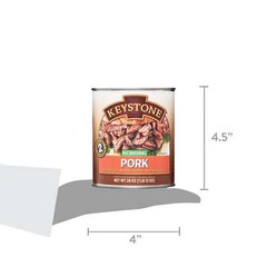 (2 pack) Keystone All Natural Pork, 28 oz Can