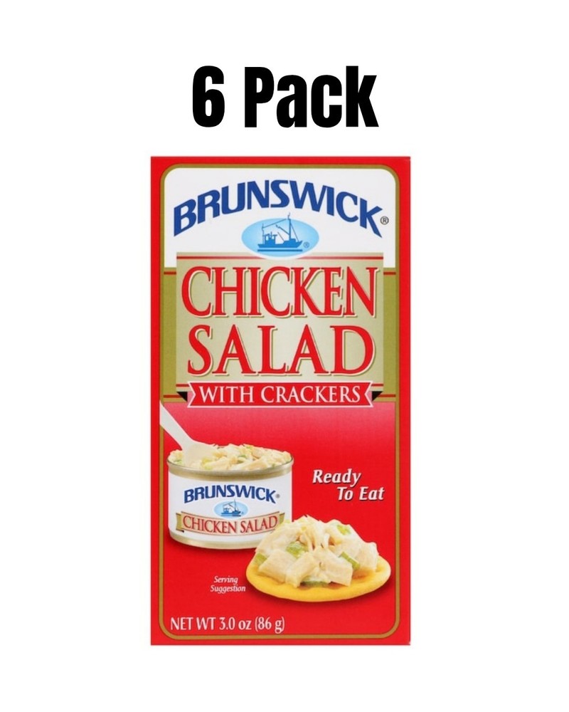 Brunswick Chicken Salad With Crackers 6 Pack