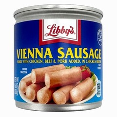 Delicious Vienna Sausages – 6 Cans, 4.6 oz Each – Ideal for Camping & Snacking