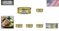 Paleo Friendly Chunk White Albacore Tuna – 4.5 oz Cans (Pack of 5) – Easy Snack
