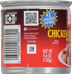Libby’S Chicken Vienna Sausage in Chicken Broth, Ready to Eat Canned Sausage, 10